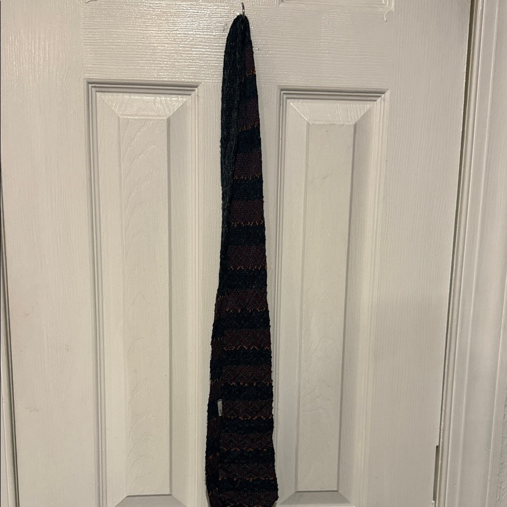 Oster Black and Brown Striped Tie